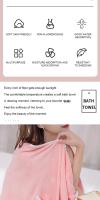 Toalla De Baño Para Mujer Y Niñas 140x85cm Secado Rápido Toallas De Playa Y Spa Toalla De Baño Para Ropa De Lavandería Toalla De Ducha Para Gimnasio Toalla De Baño Para Adultos - details 1