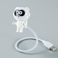 Lámpara Nocturna USB Mini Astronauta Blanca Luz De Lectura Portátil Para Computadora Decoración De Habitación Pequeña Lámpara Nocturna - details 2