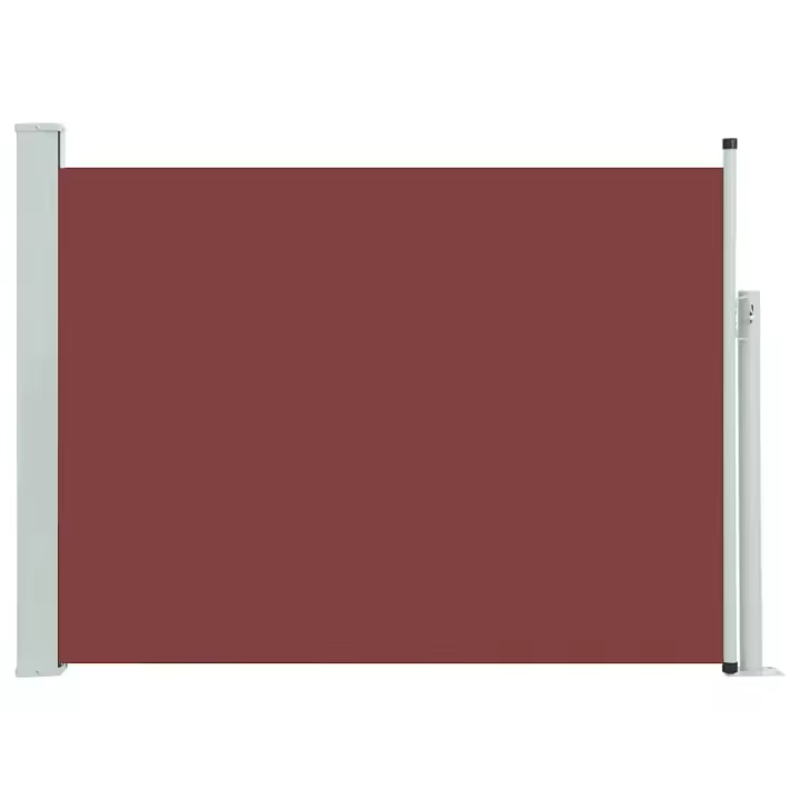 Toldo lateral retrácthil de Jardín marron 120x500 cm - 1
