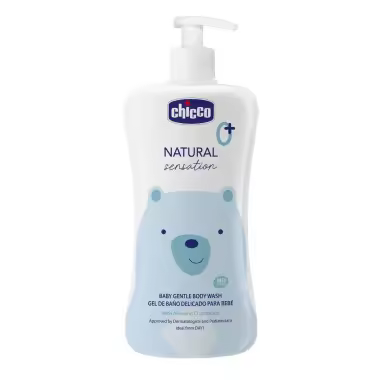 Gel de Baño Natural Sensation Sin Lágrimas 500 ml Chicco – Limpieza suave y cuidado diario desde el nacimiento - 1