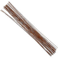 40pcs Ramas De Flores Florales Con Alambre De Papel De 20 Ga Para Arreglos Florales DIY Material PVC Decoración De Hogar - details 2
