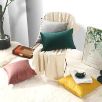 Cojín De Terciopelo Para Decoración Del Hogar 18x18 Pulgadas Fundas Para Cojines Suaves Y Acolchadas Para Sala De Estar Dormitorio - details 4