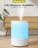Humidificador Ultrasónico 2.5L con 3 Modos de Niebla Temporizador 2/4/8H Apagado Automático Luz LED Nocturna 30 Horas de Trabajo - details 5