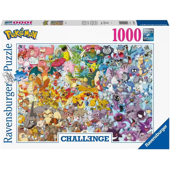 Ravensburger Puzle Challenge Pokemon 1000 piezas, 15166 - 1