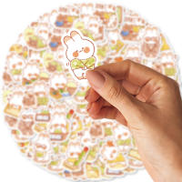 30pcs Pegatinas De Conejo Lindo Graffiti De Dibujos Animados Para Decorar Cuaderno Maleta Moto Scrapbook PVC Impermeable Tamaño 6.5x4.5cm - details 5