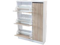 Mueble Zapatero Serie Tigris 55ab Topkit Armario con 3 Puertas abatibles + 1 Vertical con Medidas 123x89x25 - details 0