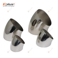Fijación De Tubo De Escape Para Motocicleta Y Coche Universal 45 Grados Acero Inoxidable 304 Tubo Muffler Soldado Sanitary - details 2