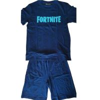 Pijama verano manga corta niño Fortnite azul original Merchan-Store - details 0