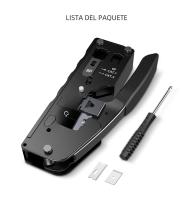 AMPCOM Herramienta De Crimpado RJ45 CAT7 Para Conectores Pass through RJ11 RJ45 CAT6 CAT5E Con Cortador De Alambre Y Plugs Modulares - details 11