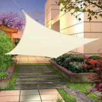 Vela de Sombra Rectangular Impermeable 3x4m, Tela de Sombra Impermeable para jardín y Terraza, protección UV, Blanco Lechoso - details 5