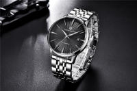 Reloj Mecánico PAGANI DESIGN Para Hombre Resistente Al Agua De Acero Inoxidable Deportivo Y De Moda Con Display Sin Números Corona a Prueba De Agua Y Cierre Push Button Hidden Clasp - details 14