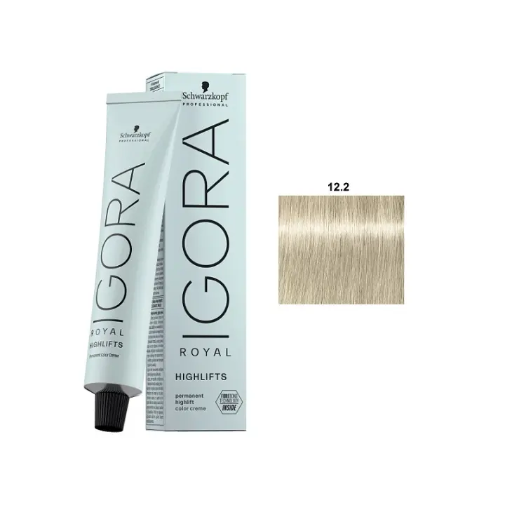 Tinte Igora Royal / Schwarzkopf - 12.2 Superaclarante Humo - 1