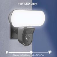 Cámara De Vigilancia Exterior Con Luz De Farol 3MP Tuya Sensor Inteligente IP66 Impermeable Luz De Pared Para Jardín 10W Monitoreo Seguridad - details 1