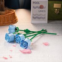 Regalo De Rosas Eterna Para Parejas Juguete De Bloques De Construcción Para Niñas Y Niños Material Plástico PP Empaquetado En Saco - details 4