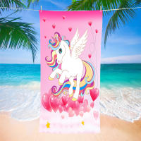 Toalla De Playa Unicorno Arcoíris Para Niños Y Niñas Microfibra Absorbente Ligera Y Rápida Secado Toalla De Piscina Perfecta - details 0
