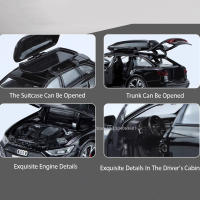 Coche De Juguete a Escala 1:32 RS6 De Aleación Con 6 Puertas Abiertas Y Absorción De Choque Para Niños Regalo Para Chicos Material Metálico Tamaño Aproximado 15.5*6.7*6CM - details 9