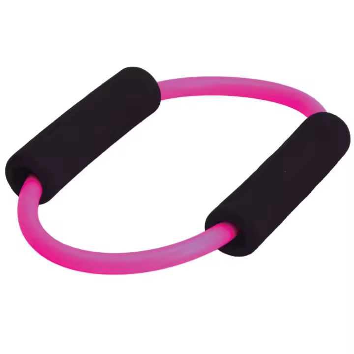 Tensor de Goma Rosa Wellhome - Tamaño 6x9x500mm - Asas de Espuma - Ideal para Deportistas - 1