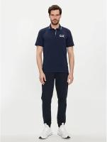 Polo Emporio Armani EA7 3DPF17 PJ03Z 1554 navy blue - details 3
