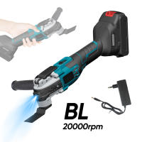 Kit Oscilante Multifunción Profesional 9000-20000 RPM, Motor Sin Escobillas, para Lijar/Cortar/Bordear Madera y Azulejos, Batería 18V Recargable (Incl. 6 Accesorios)​ - details 1