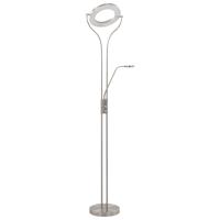 vidaXL Lámpara de pie regulable plateado 18 W 180 cm - details 1