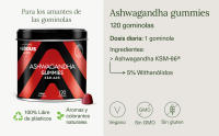 Ashwagandha en gominolas Aldous  120 gummies sabor natural a cereza - details 0