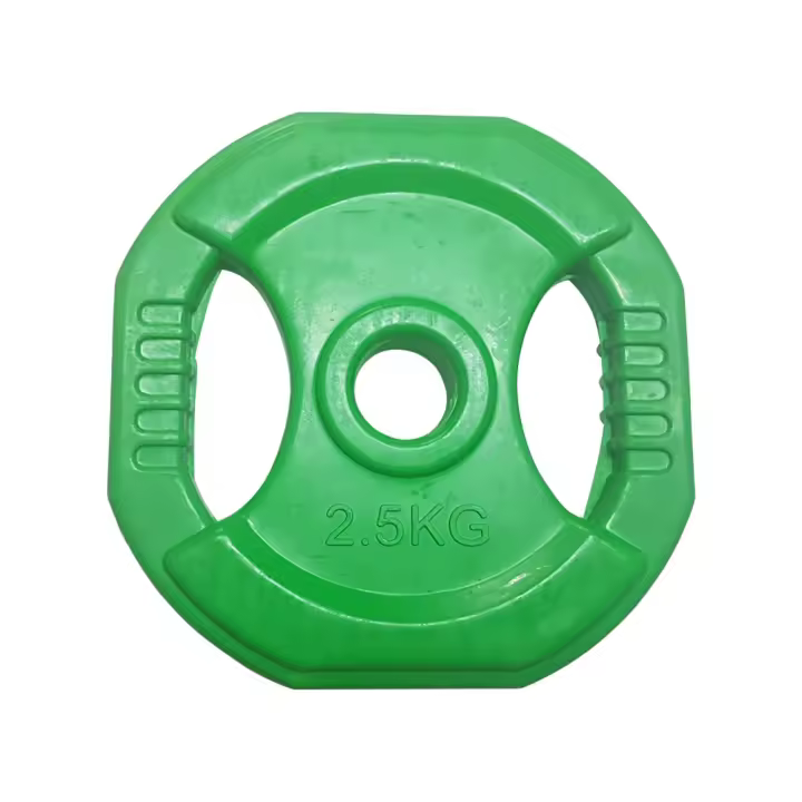 Cannon - Disco con agarre Hierro/Caucho 2,5 - 5 y 10 Kg 30 mm.  fitness equipment para entrenamiento Gimnasio, crossfit, o Culturismo - 1