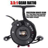 SAMOLLA Carrete De Pesca En Hielo Nueva Rueda De Invierno Con Sistema De Caída Magnético Ultra Suave De 3.5:1 Portátil 8KG De Arrastre Para Pesca En Río Lago Mar Y Reservorio - details 2
