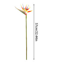Flor Artificial De Bird of Paradise Strelitzia Planta Falsa Con Peso Largo Para Decoración De Fiesta En Casa Y Tema DIY - details 8