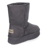 PuntoSalao Botas australianas altas con plataforma para mujer color gris VR3-596 - Unos Botínes para Mujer  Estilo Australianos  Lisos de Plataforma con Interior Forrado en Pelo  Detalles de Costura  Ideales para Invierno. - details 1