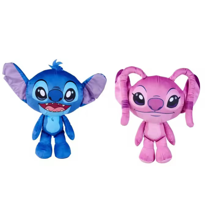 Disney - Lilo&Stitch  Pack de 2 Figuras Peluche dos personajes r Stitch y Angel 25cm - Licencia Oficial de Simba - Apto para Todas Las Edades +0 Meses - 1