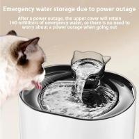 Fuente De Agua Para Gatos Con Filtro Y Bomba Eléctrica USB Silenciosa Dispensador De Agua Para Mascotas Auto Recirculante Forma De Oreja De Gato - details 15