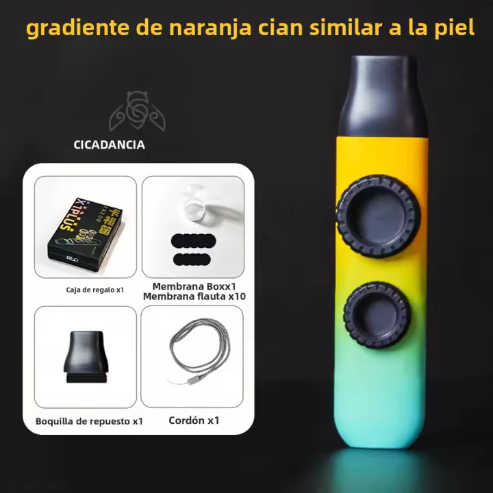 Kazoo Doble Agujero Para Acompañamiento Con Ukulele Guitarra Violín Instrumento Musical Portátil Regalos De Navidad - 1