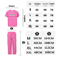 DEKORA SOUL Uniforme Sanitario Laboral, Pantalón con Elástico y Casaca, en Hospitales o Clínicas, para Enfermera, Veterinaria, Peluquera, Limpiadora, Masajista, etc - Mujer/Rosa - details 0