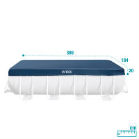 Cobertor INTEX piscina rectangular Prism Frame 400x200 cm - details 5