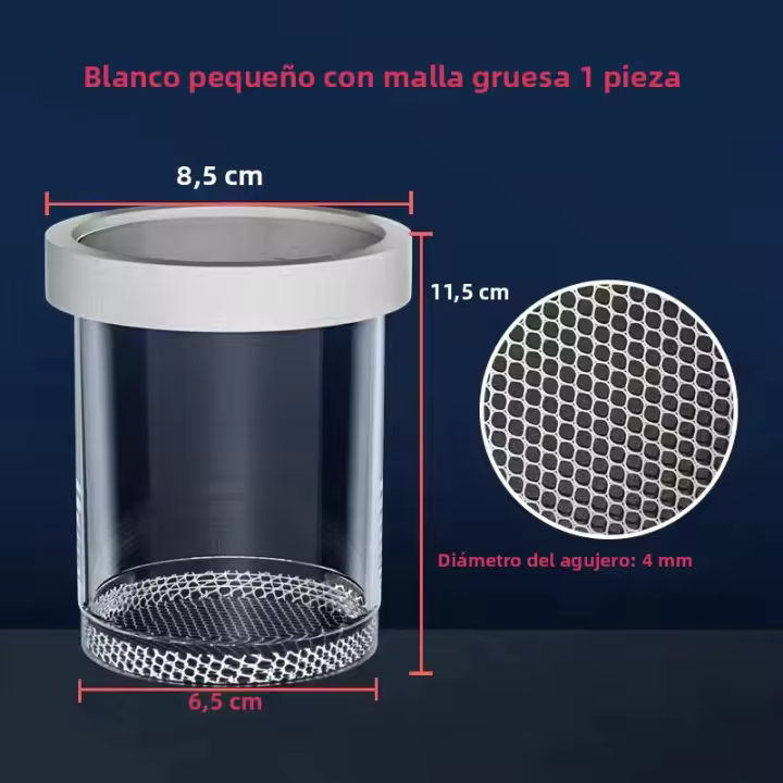 Caja De Cría De Peces Flotante En Plástico Acuario Incubador De Alimentos Para Peces Hatchery Accesorios De Acuario - 1