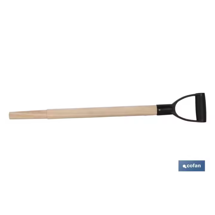 Mango de madera para pala | Mango ligero y agradable al tacto | Medida del mango: 55 cm; 1 UNIDADES - 1