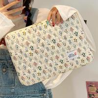 Funda acolchada para portátil, funda con diseño floral, funda acolchada para portátil, compatible con portátiles de 14" - details 0