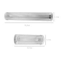 Tubo De Fumador De Acero Inoxidable Perforado Para BBQ Filtro De Malla Herramienta De Cocción a Calor Y Frío Espices Ahumadas - details 2