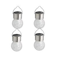 LILI HOME ✨ Lámparas Solares LED - Efecto Cristal Roto 🌞🌙 Diámetro: 6 cm | Altura: 9 cm Su efecto de "cristal roto" crea un juego de luces único y sofisticado. 🌞 Carga solar automática: Se recarga durante el día y se enciende automá - details 1