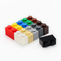 50pcs Moc 2877 Bloques De Construcción Compatible Con Partículas Lego Profilado Con Grille Modificado 1x2 Para Enlighten DIY Unisex - details 3