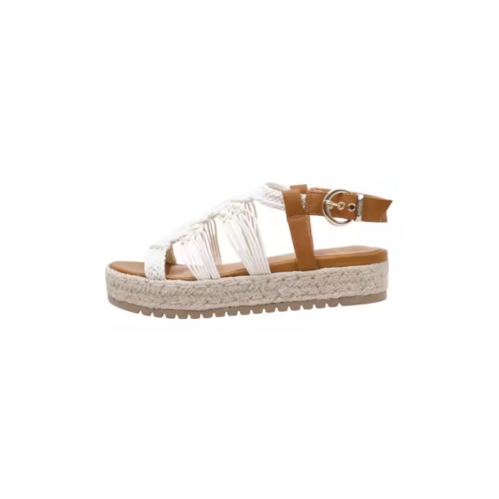 MTNG 52828 Sandalia Plataforma Mujer Beige - Elegante y Cómodo - 1