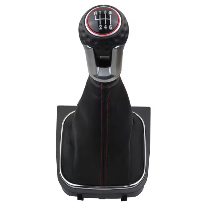Perilla de cambio de marchas de 6 velocidades, Kit de cubierta de arranque de Polaina, perilla de cambio de marchas para Golf 5 6 MK5 MK6 GTD R32 R20 2004-2013 - 1