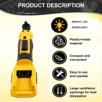 Juego De Llaves Eléctricas Recargables 500N.M Con Choque De 3/8 Pulgadas Herramientas Eléctricas Para Batería Dewalt 18V-21V - details 6