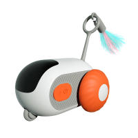 Juguete Interactivo Para Gatos Eléctrico Coche Deportivo Control Remoto Palillo Telescopio Ayuda Autónoma Al Rostro Del Gato - details 7