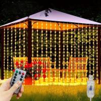 Decoración De Navidad Para El Hogar Guirnalda LED De Navidad Para Puerta Y Ventana Luz De Hadas Para Árbol Y Dormitorio - details 3