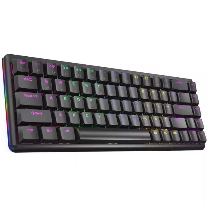 RAMPAGE MECHANICAL KEYBOARD LOW PROFILE REBEL BLK - 1