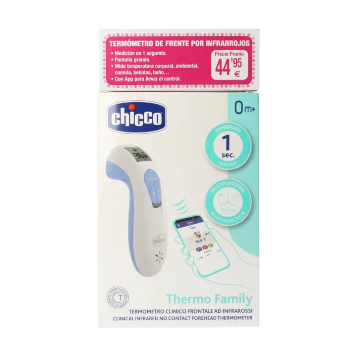 Chicco Termómetro Frontal Infrarrojo Thermo Familiar - 1