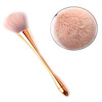 Brocha De Polvo Dorado Profesional Para Arte De Uñas Y Maquillaje Grande Herramienta De Cosméticos Para Rostro - details 4