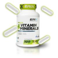 ERIX NUTRICION | MULTI VITAMIN & MINERALS 100 CAPS | MULTIVITAMINICO | Sistema Inmune | Mejora el Rendimiento Físico, Mental | Suplemento con Hierro | Complejo para Mujer, Hombres, Deportistas - details 4