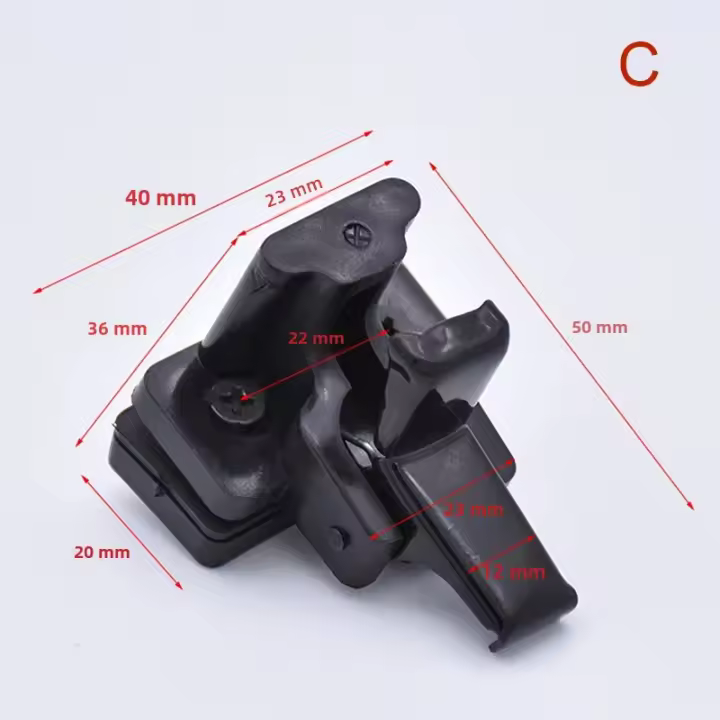Clip De Bloqueo De Vidrio De Puerta De Excavadora 40mm Clip De Fijación Rápida Para Coche Electrónico Material ABS - 1